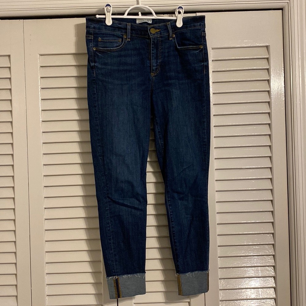 Loft Modern Skinny Jeans with Cuff